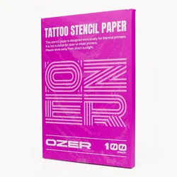 דפים למדפסת תרמית ורוד - יח' OZER 100