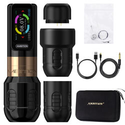 מכונת קעקועים - Ambition Zetton (Gold Ring) 1 Battery