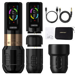 מכונת קעקועים - Ambition Zetton (Gold Ring) 2 Battery