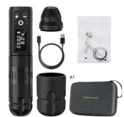 מכונת קעקועים - Ambition Soldier (Black) 1 Battery