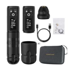 מכונת קעקועים - Ambition Soldier (Black) 2 Battery