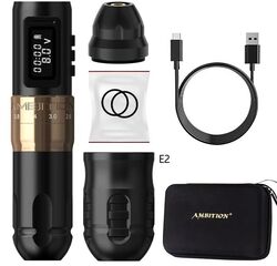 מכונת קעקועים - Ambition Mars U (Gold Ring) 1 Battery