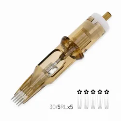 מחטים לקעקועים Kwadron 30/5RLLTx5 WHIP SHADING