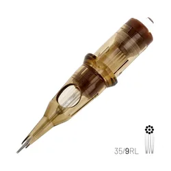 35/9RLMT מחטים לקעקועים Kwadron MEDIUM TAPER ליינר