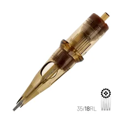 35/18RLLT מחטים לקעקועים Kwadron ליינר
