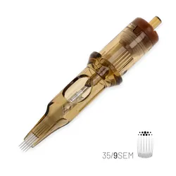 35/9SEMMT מחטים לקעקועים Kwadron MEDIUM TAPER מגנום עגול