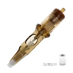 35/11SEMMT מחטים לקעקועים Kwadron MEDIUM TAPER מגנום עגול