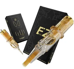 EZ TATTOO V-Select Gold Series 0803 RLLT מחטים בציפוי זהב 18K